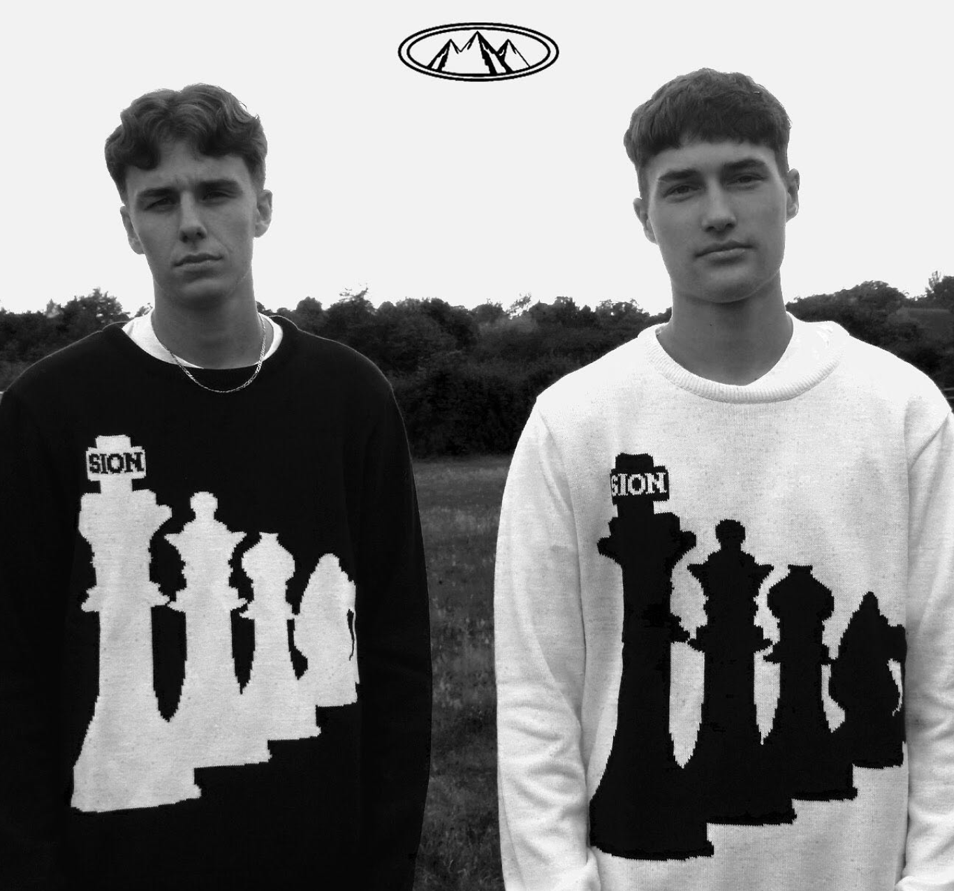 Sion Hill chess piece knit sweaters collection